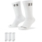 3er Pack NIKE Jordan Essentials Crew-Socken 100 - white/black 34-38