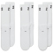 3er Pack NIKE Jordan Essentials Crew-Socken 100 - white/black 34-38