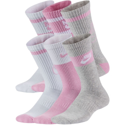 6er Pack NIKE Everyday Cushioned Crew-Socken Kinder 905 - multi-color 34-38