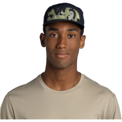 BUFF 5 Panel Go Cap 999 - rub chomp black L/XL
