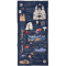 BUFF Coolnet UV+ Halstuch 787 - camino norte navy