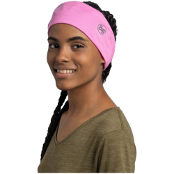 BUFF Merino Lightweight Stirnband 568 - solid fluor fuchsia