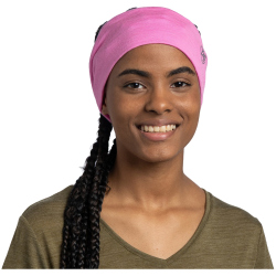 BUFF Merino Lightweight Stirnband 568 - solid fluor fuchsia