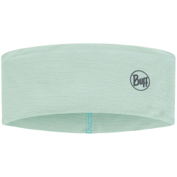 BUFF Merino Lightweight Stirnband 826 - solid seagrove green