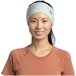 BUFF Merino Lightweight Stirnband 826 - solid seagrove green