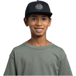 BUFF Snapback Cap Kinder 999 - solid black