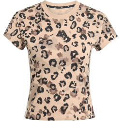 adidas Animal Print 3-Streifen T-Shirt Damen