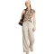 adidas Animal Print 3-Streifen T-Shirt Damen