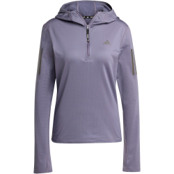 adidas Own the Run Winterized 1/2-Zip Sweatshirt mit Kapuze Damen