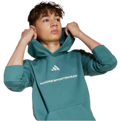 adidas Slogan Fleece Hoodie Jungen
