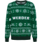 hummel SV Werder Bremen Weihnachtspullover 2025/26 Kinder 6801 - abundant green 140