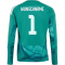 adidas DFB Deutschland langarm Heim Torwarttrikot 2026 Kinder inkl. Wunschname und -Nummer