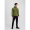 ICEPEAK Denver 1/2-Zip Hoodie Herren 582 - dark olive M