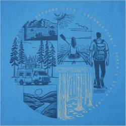 ICEPEAK Beeville T-Shirt Herren 320 - sky blue S