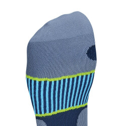 BAUERFEIND Ski Performance Kompressionssocken Herren blau, 44-46, XL