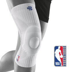 BAUERFEIND NBA Sports Kniebandage weiß XS