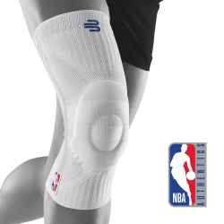 BAUERFEIND NBA Sports Kniebandage wei&szlig; L