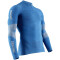X-BIONIC Effektor 4.0 langarm Trail Laufshirt Herren teal blue/dolomite grey M