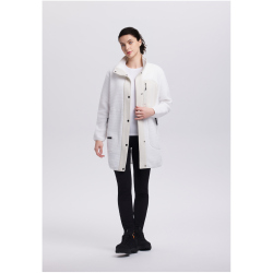 ICEPEAK Addima Fleece Mantel Damen 010 - natural white M
