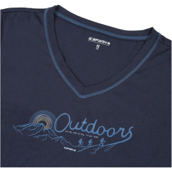 ICEPEAK Burnham T-Shirt Damen 390 - dark blue S