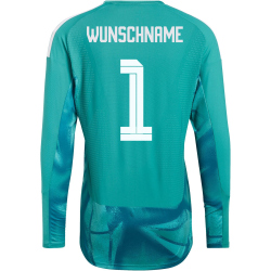 adidas DFB Deutschland Authentic langarm Heim Torwarttrikot 2026 Herren inkl. Wunschname und -Nummer