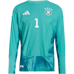 adidas DFB Deutschland Authentic langarm Heim Torwarttrikot 2026 Herren inkl. Wunschname und -Nummer