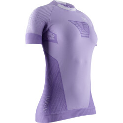 X-BIONIC Invent 4.0 Laufshirt Damen bright lavender/white L