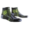 X-SOCKS Marathon Retina Socken black melange/effektor green 35-38
