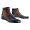 X-SOCKS Marathon Retina Socken stone grey melange/x-orange 39-41