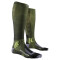 X-SOCKS Marathon Helix Retina Laufsocken black melange/effektor green 35-38