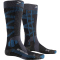 X-SOCKS Ski Rider Silver Skisocken 4.0 Damen dark grey melange/water green 35-36