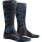 X-SOCKS Ski Rider Silver Socken 4.0 Damen dark grey melange/water green 35-36