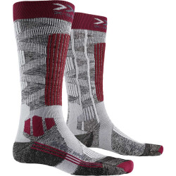 X-SOCKS Ski Rider Silver Socken 4.0 Damen stone grey...