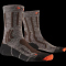 X-SOCKS Trek X Linen Trekkingsocken suede melange/x-orange/black 39-41