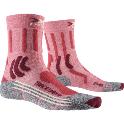 X-SOCKS Trek X Linen Trekkingsocken Damen vintage red...