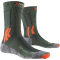X-SOCKS Trek Silver Trekkingsocken olive melange/x-orange/grey melange 45-47