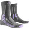 X-SOCKS Trek Silver Trekkingsocken Damen grey melange/bright lavender 39-40