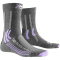 X-SOCKS Trek Silver Trekkingsocken Damen grey melange/bright lavender 35-36