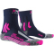 X-SOCKS Trek Outdoor Trekkingsocken Damen midnight blue/pink/lt grey melange 37-38