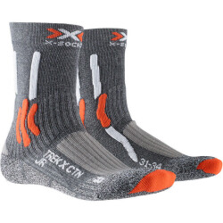 X-SOCKS Trek X CTN Trekkingsocken Kinder stone grey...