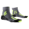 X-SOCKS Trek Retina Low Cut 4.0 Trekkingsocken grey melange/phyton yellow/black 45-47