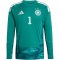 adidas DFB Deutschland langarm Heim Torwarttrikot 2026 Herren inkl. Wunschname und -Nummer JM3716 - active green 3XL