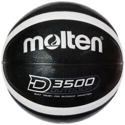 molten Basketball B6D3500 schwarz 6 inkl. Ballpumpe
