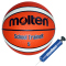 molten Basketball Trainingsball SchoolTraineR inkl. Ballpumpe 5
