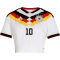 adidas DFB Deutschland Cropped Heimtrikot 2026 Damen inkl. Wunschname und -Nummer