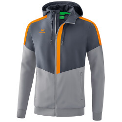 erima Squad Präsentationsjacke mit Kapuze slate...