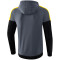 erima Squad Präsentationsjacke mit Kapuze slate grey/black/yellow S