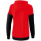 erima Squad Präsentationsjacke mit Kapuze Damen red/black/white 44