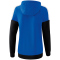 erima Squad Pr&auml;sentationsjacke mit Kapuze Damen new royal/black/white 34