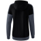 erima Squad Präsentationsjacke mit Kapuze Damen black/slate grey 34